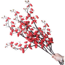 Branches de cerisier artificielles avec bourgeons, 94 cm (37 pouces), lot de 3