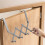 Door Hooks Hanging Rack Adjustable Retractable No-Drill 1