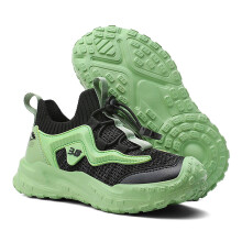 Baskets vertes souples et confortables pour petites filles