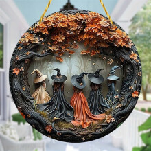 Halloween Witch Academyn akryylinen riippuva koriste2D-haamu1