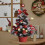 Pre-lit Flocked Mini Christmas Tree with Timer 30cm 1