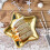 Pentagram Papperstallrikar Guld 7x7x1 i 10-pack 1