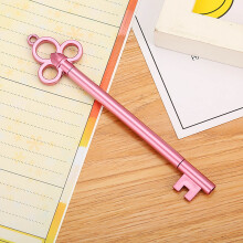 Vintage Key Gel Ink Pen 0,5 mm spids 6 farver