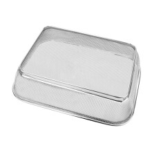 Cestello di scolo a maglia quadrata in acciaio inox, 1 pezzo