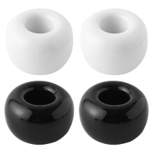 Support pour brosses à dents en céramique avec base stable (4 pièces)