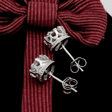 Oorbellen van 925 sterling zilver met kubische zirkonia voor dames