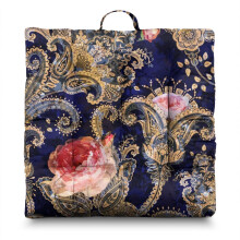 Meditačný vankúš s boho paisley vzorom 22x22 palcov