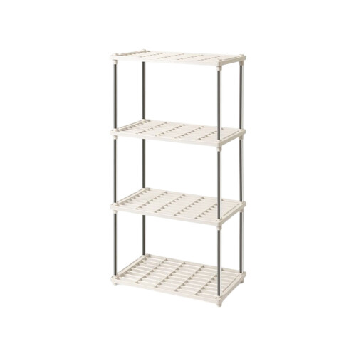 4-Tier Ventilated Shelving Unit Light Duty 4 Shelf