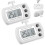 Digital Refrigerator Thermometer with LCD Display and 1
