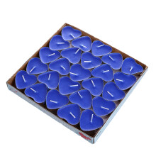 Bougies chauffe-plat flottantes bleues en paraffine (50 pièces)