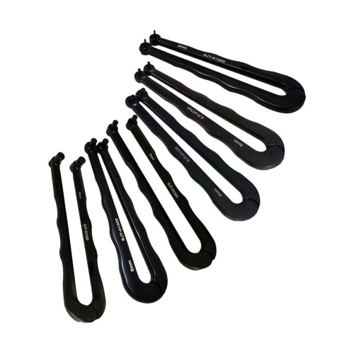 Clé à molette réglable en acier pour tête ronde