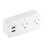 Wireless Remote Control Smart Plug White 2-Outlet 16A 1