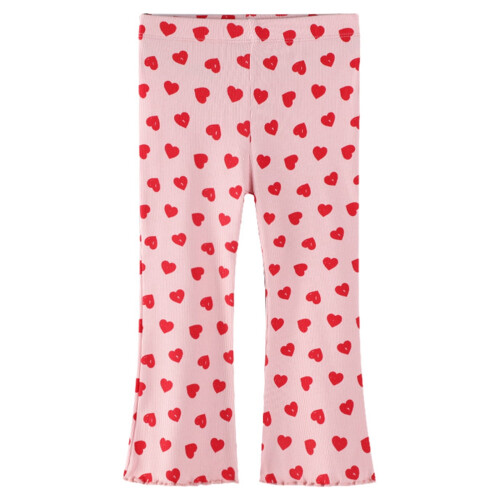 Mädchen-Baumwollleggings, rosa, Größe 5-6