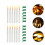 Bougies LED blanc chaud, lot de 10 1