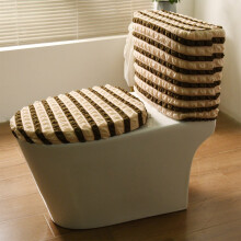 Set composto da coperchio e copricassone per WC con fondo elastico