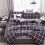 Bäddset Polyester Enfärgat 4-delat för 150x200 cm 1