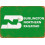 Μεταλλική πινακίδα Burlington Northern Railway 8x12 1