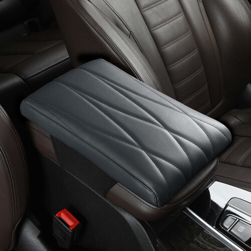 Cuscino per bracciolo auto in memory foam, impermeabile e in microfibra.