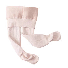 Leggings da ragazza, foderati in cotone, elasticizzati, lunghezza intera, taglia