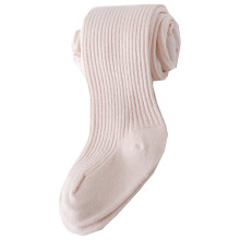 Leggings en coton pour filles, doux et confortables, rose, taille S (0-1 an)