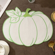 Halloween Pumpa Bordsunderlägg Isolerad Tvättbar Linne 15"