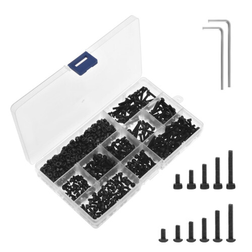 M3 Skruvsats Metriskt Sortiment 670 ST