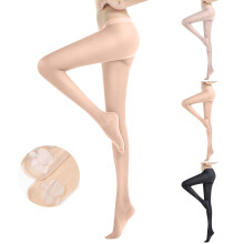Women's lined high waisted leggings beige one size