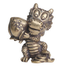 Statuette de dinosaure en laiton Supvox, ornement décoratif rétro