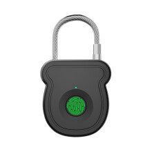 Smart Fingerprint Padlock Stainless Steel 0.09 lbs