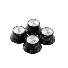 Gitarrenpotentiometer Silber 2-Ton-2-Lautstärkeregler