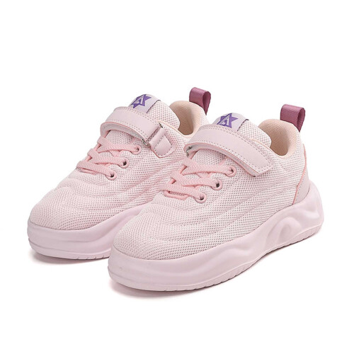Scarpe da ginnastica morbide da bambina, rosa, per neonati