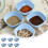 Assiettes carrées réutilisables de 10 cm (lot de 6) 1