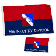 Drapeau du 75e commandement de l'innovation de l'armée américaine, 60 x 90 cm, 3 plis avec garniture en laiton