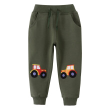 Cute Elastic Waist Drawstring Pants for Teen Girls Army