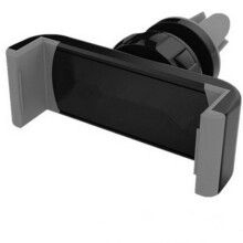 (Gray) Universal Mobile Phone 360 Rotating In Car Air Vent Mount Holder Cradle Tool Stand