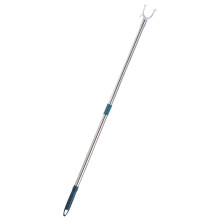 Support de séchoir à linge en acier inoxydable, tringle à rideaux réglable, vert foncé