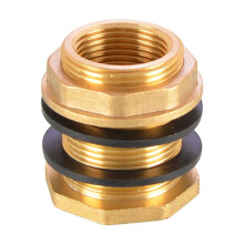 Brass Water Tank Joint with Silicone Gaskets 5 Sizes