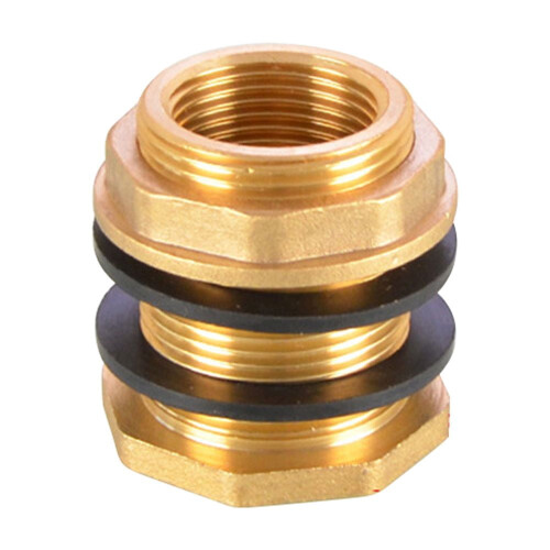 Brass Water Tank Joint with Silicone Gaskets 5 Sizes