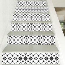 Autocollants antidérapants imperméables pour contremarches d'escalier (6 pièces)