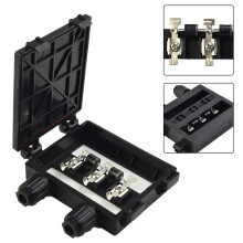 PV Solar Junction Box with 2 Diodes for 50W-120W Panels 6A