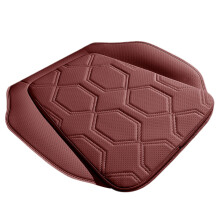 Leather Car Seat Pad Ventilated Perforated 20x20x1in