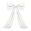White Bow Decoration Fabric 60x27cm with 82cm Tails 1