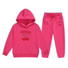 Mädchen Langarm-Hoodie-Set Größe 6-7 Jahre