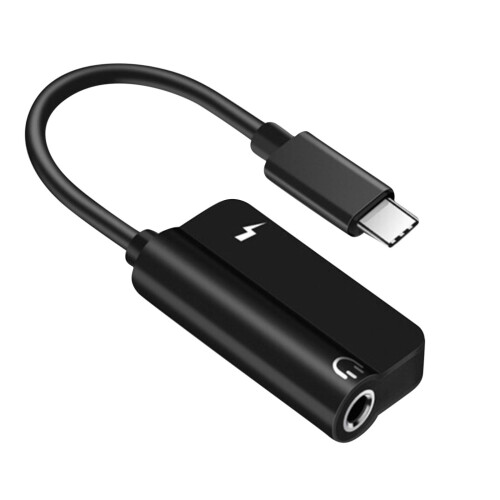 USB-C to 3.5mm Audio Adapter with Charging Support
