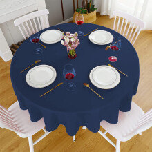 Nappe ronde en polyester, 152 cm de diamètre, 9 couleurs