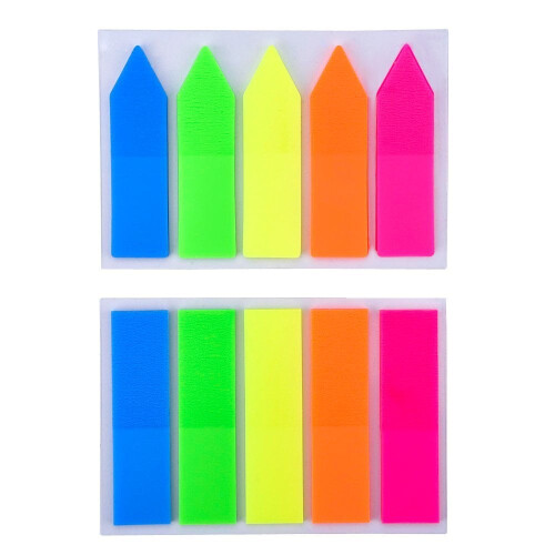 Fluorescent Marking Stickers PET Neon 125 Sheets