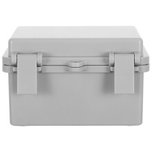 Weatherproof Outdoor Distribution Box Grey Plastic