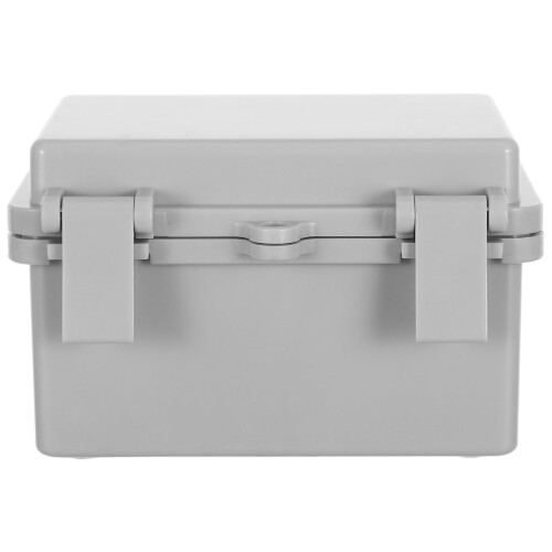 Weatherproof Outdoor Distribution Box Grey Plastic