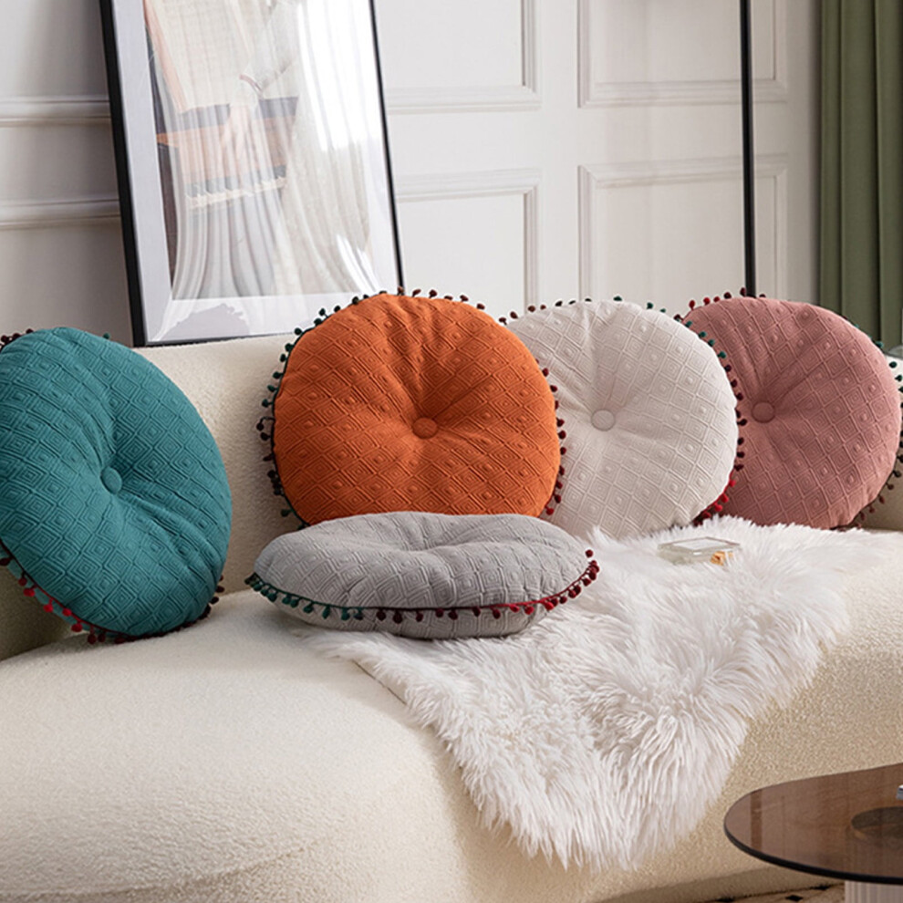 Scandinavian Velvet Throw Pillow 40x40cm Multicolor