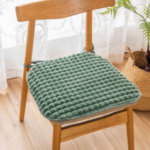 Plush Chair Cushion Ergonomic 18x19 Inch